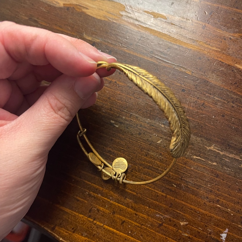 alex and ani feather bangle